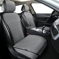 XZPILINA Breathable Car Seat Cover,Luxury Front Seat Cover,Durable and Non Slip,Polyester Silk Material, Universal Car Seat Cushion,Suitable for All Seasons,Airbag Compatible (Gray-2PCS)