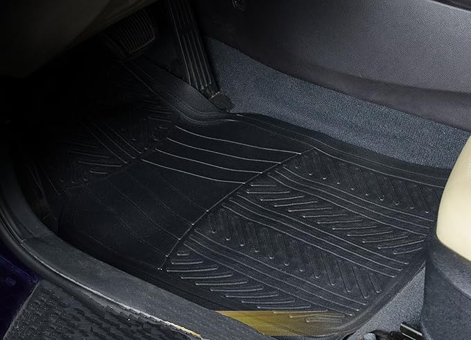 Armor All 78911 4-Piece Black Basic Rubber Floor Mat