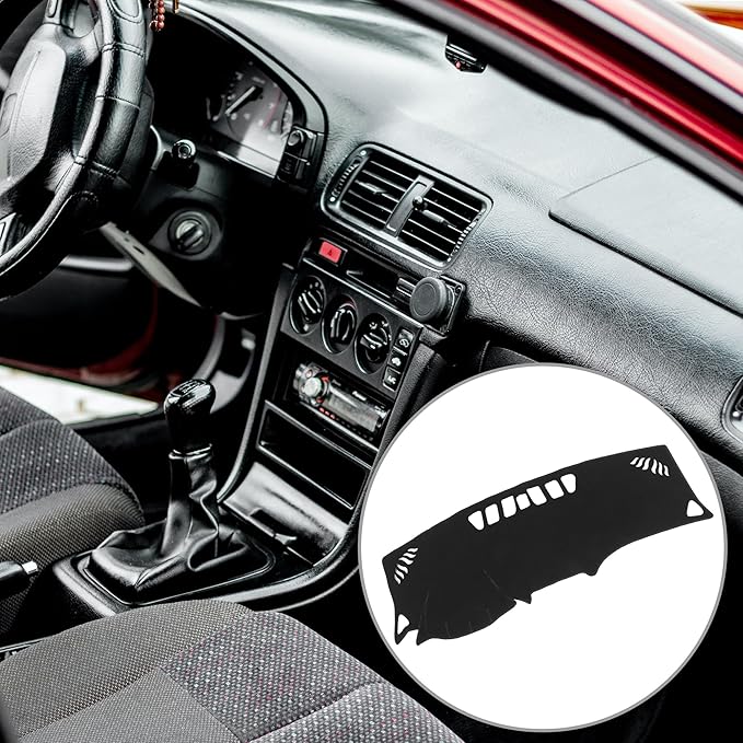 X AUTOHAUX Car Dashboard Cover Non-Slip Mat Carpet Polyester for Chevrolet Equinox 2017-2019