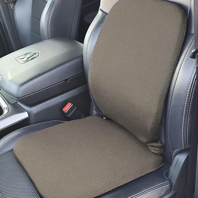 McCarty’s SacroEase MSC1-CREAM Cover Only – Replacement Cover for SacroEase Premium & Deluxe Lumbar Back Support Car Seat Cushion (Insert Not Included) – Fits 16 x 15 x 19 Inches