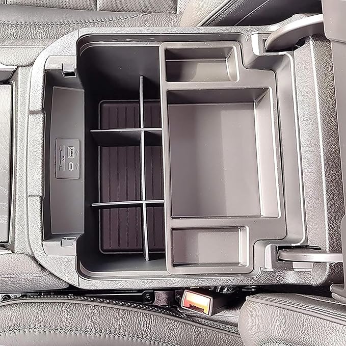 Vehicle OCD - Center Console Organizer for Chevy Suburban/Chevy Tahoe/GMC Yukon/Yukon XL (2021-2026) (NOT for Optional Sliding Console) - Made in USA - SLX171