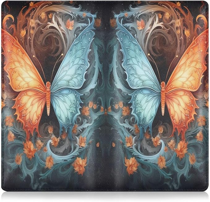 Fire Flame Ice Butterfly Car Registration and Insurance Holder Vehicle Glove Box Organizer Car Accessories Wallet Case for Women Men 202a4867