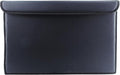 Foldable Car Organizer - Trunk Organizer and Storage for Car, SUV, Sedan (Leather-Black, 18.5" x 11.5")