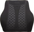 Dr. Scholl's Max Support Charcoal-Infused Lumbar Seat Cushion for Car, Truck, SUV — Black