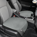 2PCS Car Seat Bottom Cover Pad, Car Seat Mat, Driver Cushion with Comfort Memory Foam & Non-Slip Rubber Bottom, Vehicle Accessories Breathable Seat Protector Mat for Auto Office Home (Gray)