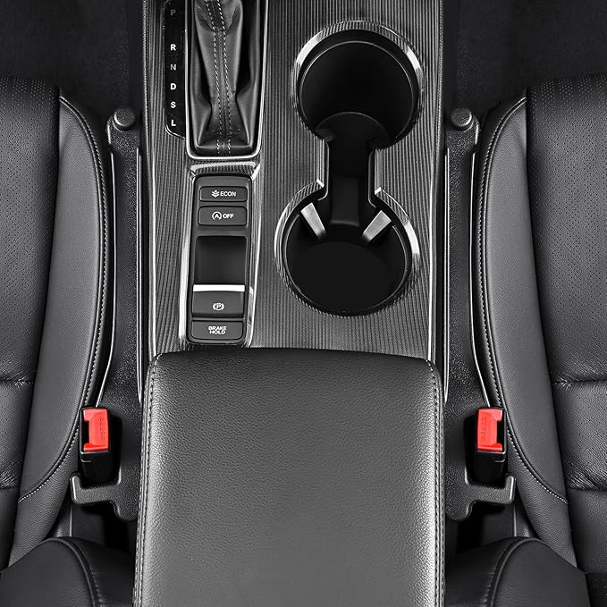 Car Seat Gap Filler with Hook, Car Organizers and Storage with Phone Holder, Car Seat Accessories, Car Organizer Fit Sedan SUV Truck-2PCS Black