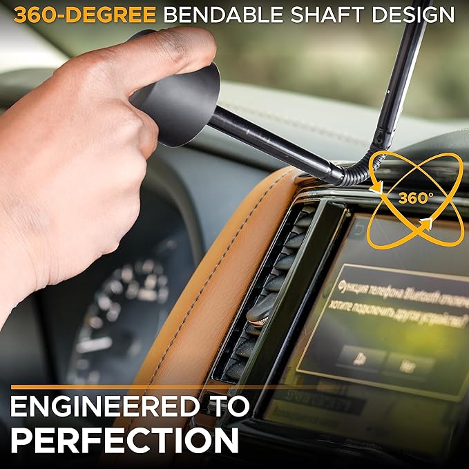 EcoNour Umbrella Windshield Sunshade for Car | Bendable Sun Visor for UV & Interior Protection | Foldable Front Window Sunshade Suitable for Sedan and SUV | Sun Blocker for Car | X-Large (57" x32")