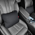 Graphene Lumbar Support Pillow for Car Driving Seat Relax Soft Lower Back Support Cushion for Sofa & Gaming Chair, Comfortable Couch Cushion with Machine Washable Cover(Black 2-Pack)