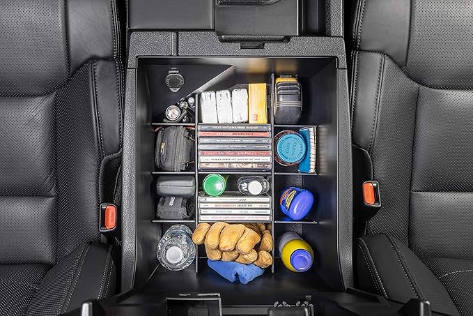 Vehicle OCD - Center Console Divider and Tray Organizer for Toyota Tundra (2014-2021) - Made in USA - SLX502